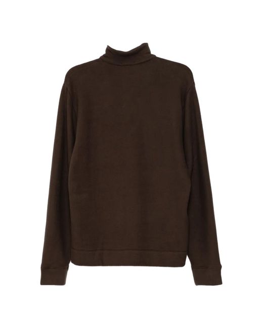 James Perse Brown Half-Zip Sweater for men
