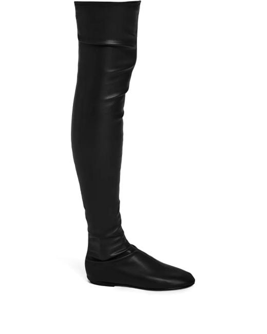 Proenza Schouler Black Tee Over-The-Knee Boots