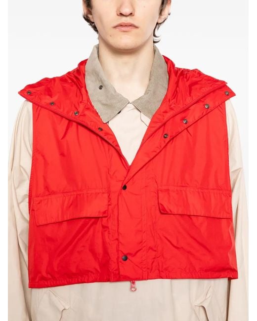 Barbour Red X Kaptain Sunshine Colour-Block Coat for men