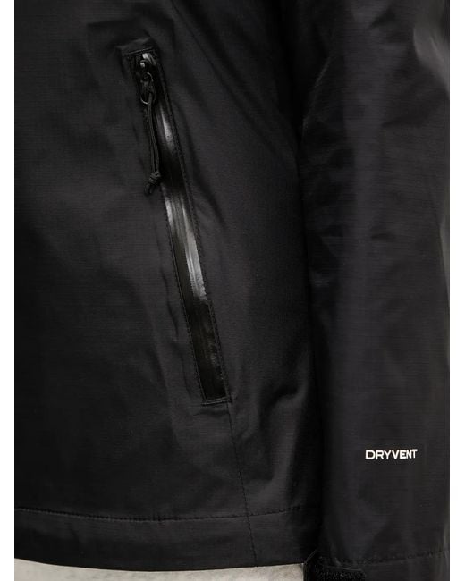 The North Face Black Hooded Zip-Fastening Jacket