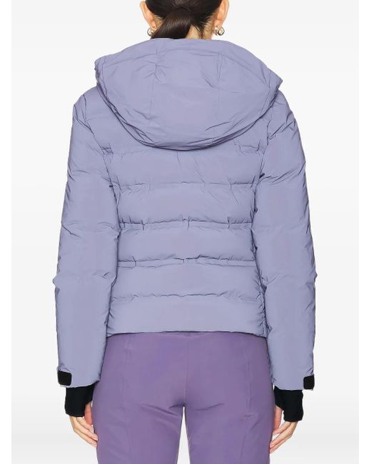 Aztech Mountain Ski-Jack Met Capuchon in het Purple
