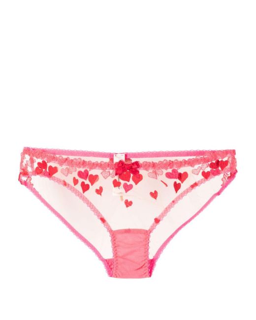 Culotte Cupid à détail de nœud Agent Provocateur en coloris Pink