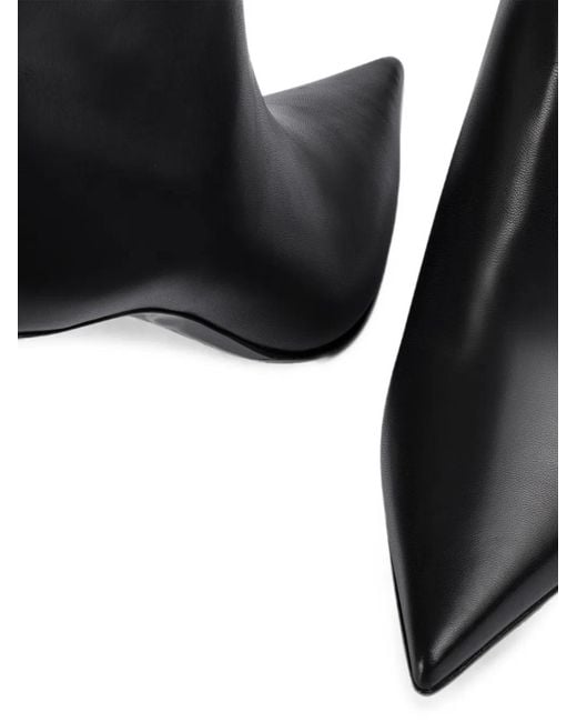 Le Silla Black Amelia Pointed-Toe Ankle Boots
