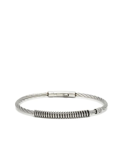 Charriol White Celtic Gentleman Driver Bracelet for men