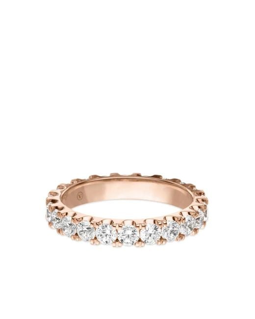 VEYNOU White 18K Rose Memory Diamond Ring