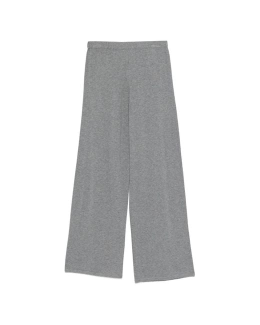 Lisa Yang Gray Aina Knitted Trousers