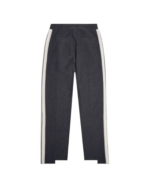 Only the Blind Blue Logo-Stripe Track Pants for men
