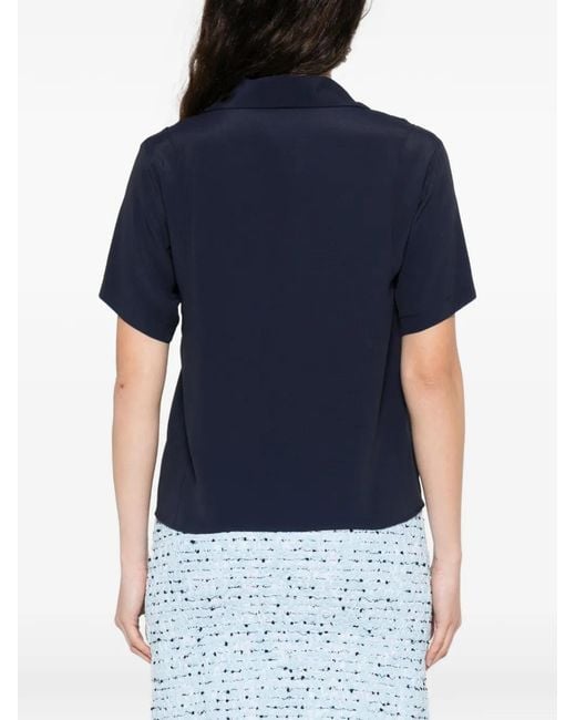 N°21 Blue Buttoned Trim Shirt