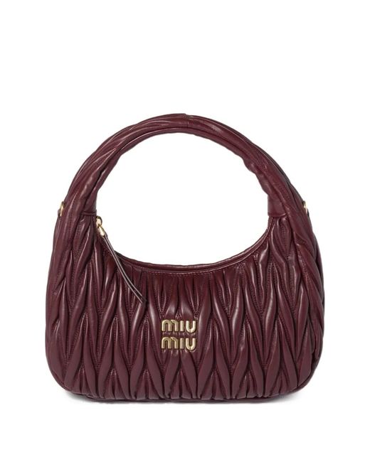 Bolso shopper Wander Miu Miu de color Purple