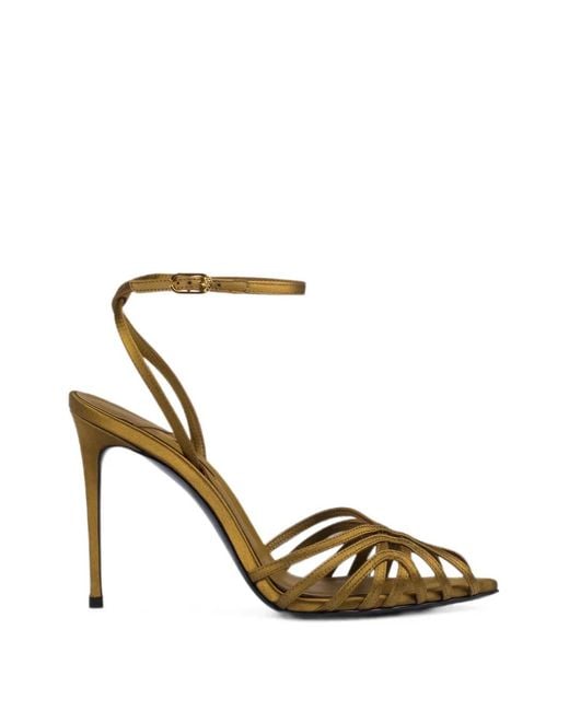 Le Silla Metallic Sandales Embrace À Talon