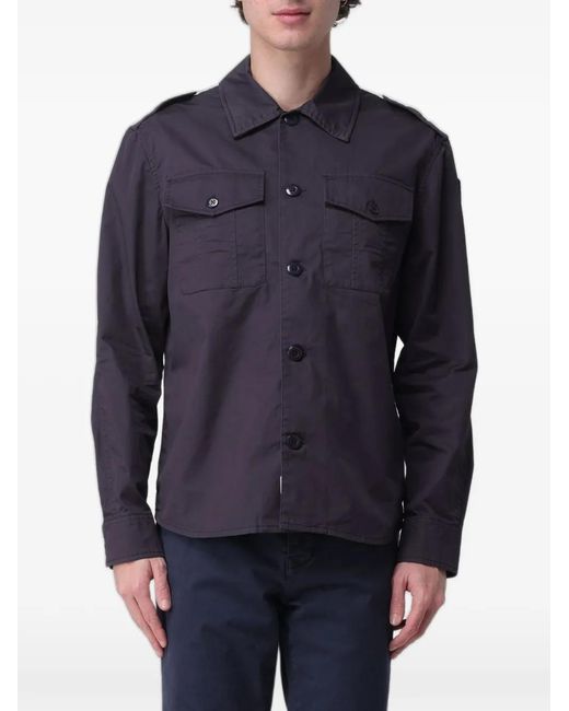 Blauer Hemd Mit Brusttasche in Blue für Herren