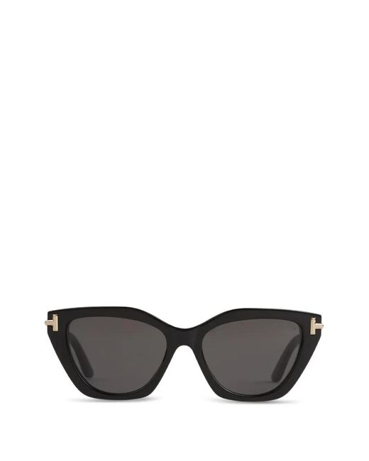 Tom Ford Black Cat-Eye Sunglasses