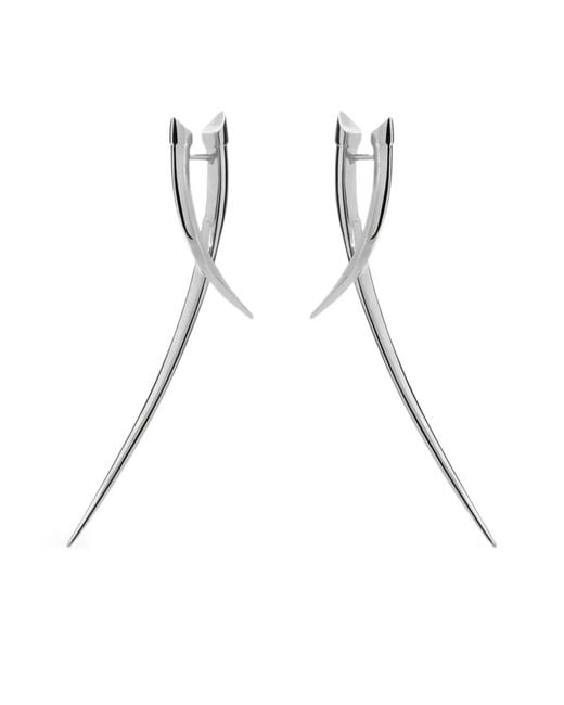 Shaun Leane Black Sabre Statement Crossover Earrings