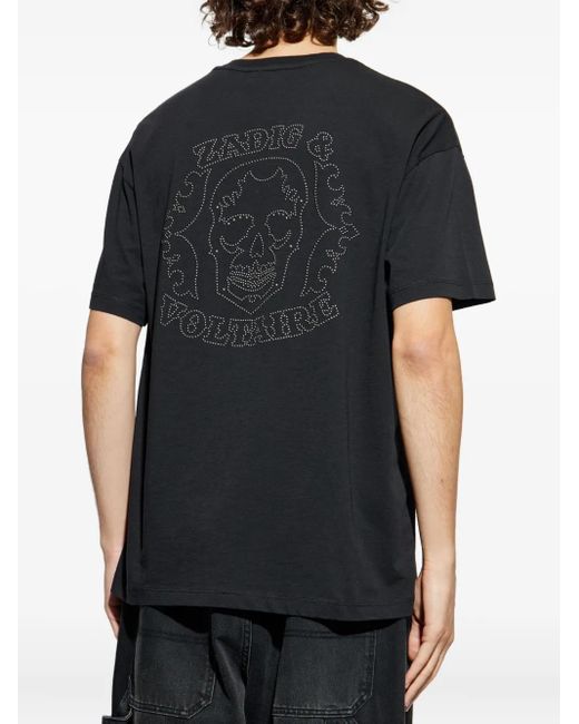 Zadig & Voltaire Overhemd Verfraaid Met Doodskop in het Black voor heren