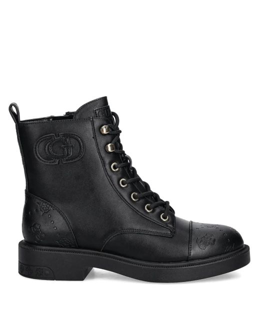 Guess レースアップブーツ Black