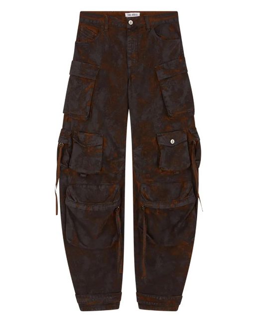 The Attico Brown Cargo Pocket Trousers