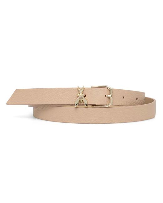 Patrizia Pepe Natural Logo Buckle Belt