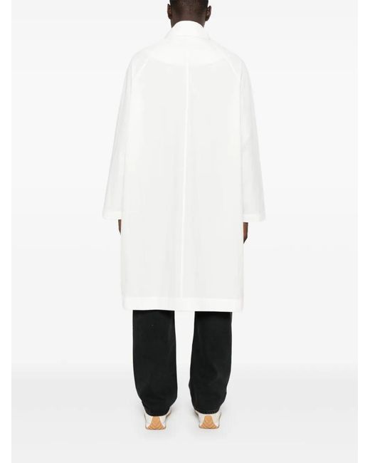 Studio Nicholson White Nevis Coat