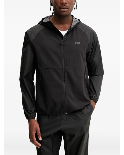 Giacca Con Cappuccio di Boss in Black da Uomo