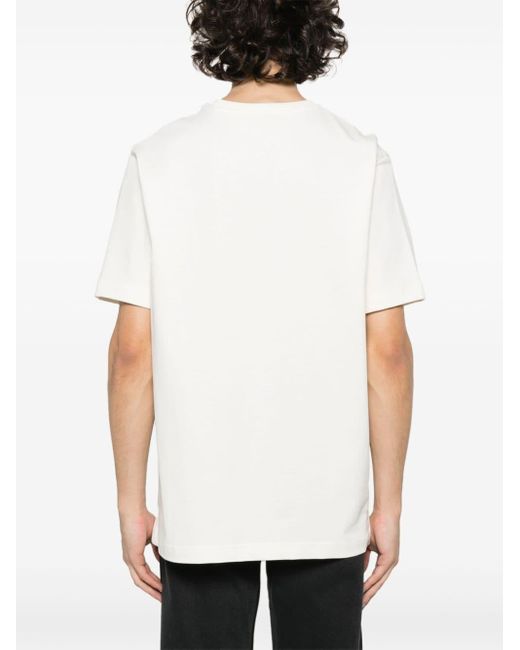 A.P.C. Katoenen T-shirt Met Logoprint in het White voor heren