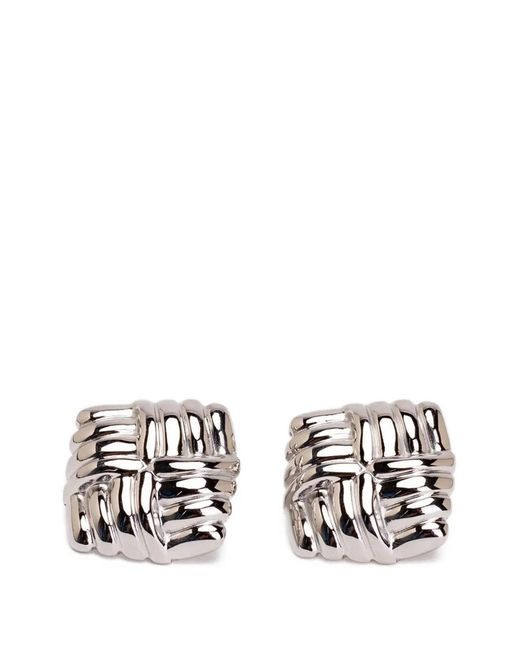 Heaven Mayhem White Wind Stud Earrings