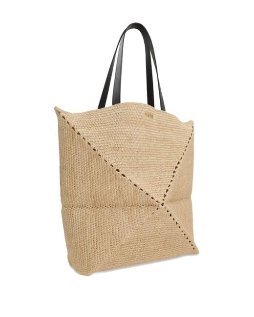 Loewe Natural Woven Straw Tote Bag