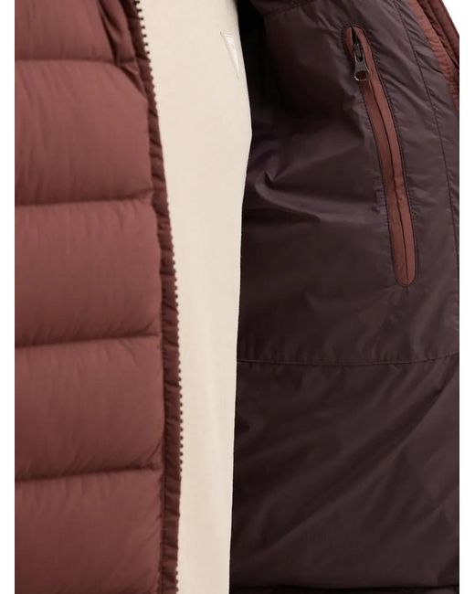 Colmar Brown Quilted Hooded Jacket for men