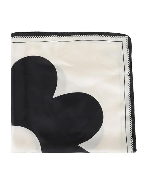 Foulard Con Stampa A Fiori di Marni in Black
