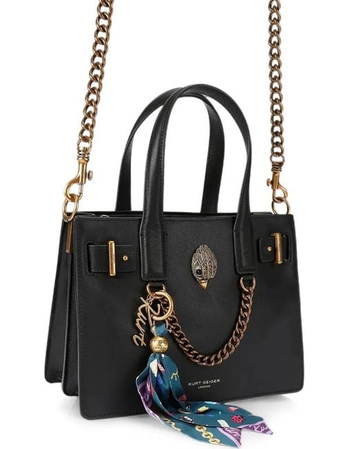 Kurt Geiger Black London Sm Tote