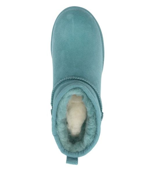 Ugg Blue Classic Ultra Mini Suede Boots