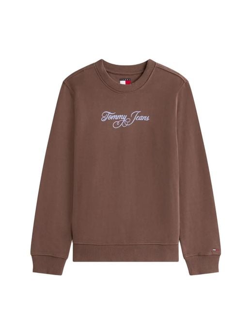Tommy Hilfiger Brown Logo Sweatshirt