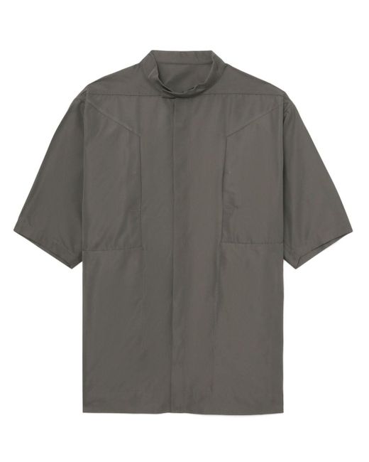 Rick Owens Gray Edfu Magnum Short-sleeve Shirt for men
