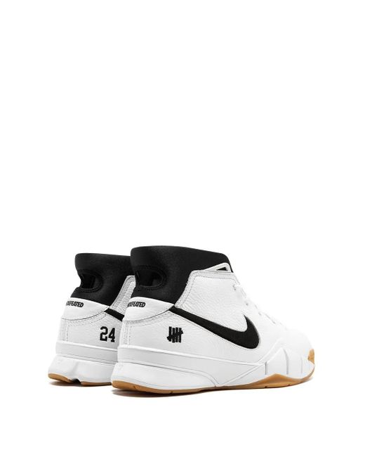 Nike White X Undefeated Kobe 1 Protro Sneakers for men