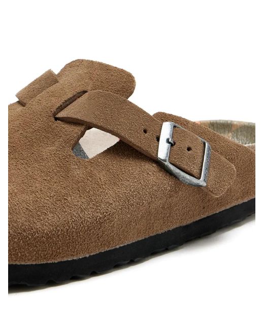 Birkenstock Brown Boston Slippers