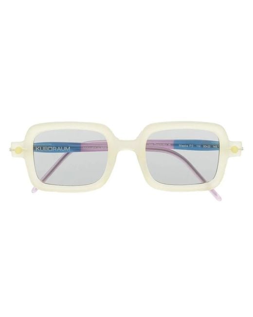 Kuboraum Blue P2 Square-Frame Sunglasses