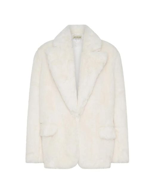 Nicholas White Desiree Notched-Lapel Jacket