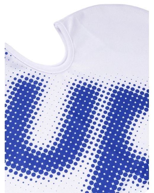 Supreme Blue Logo-Print Balaclava for men