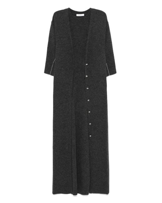 Rabanne Black Layered Midi Dress