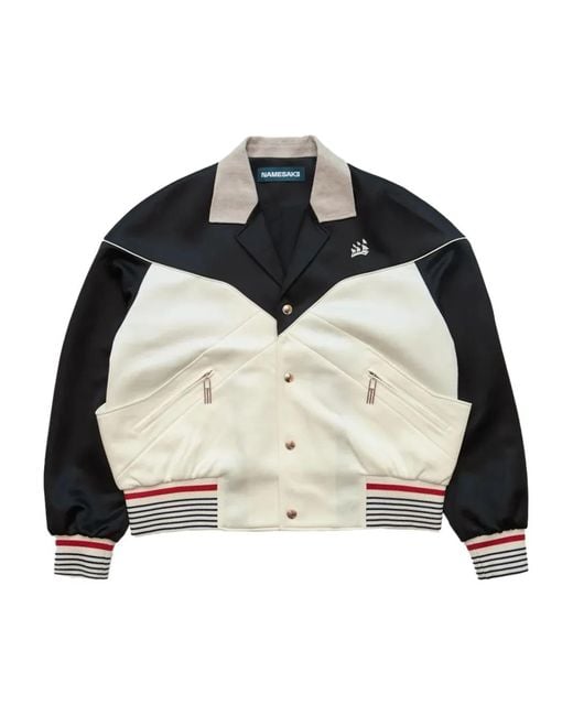 NAMESAKE Black Camby Cuban Track Jacket for men