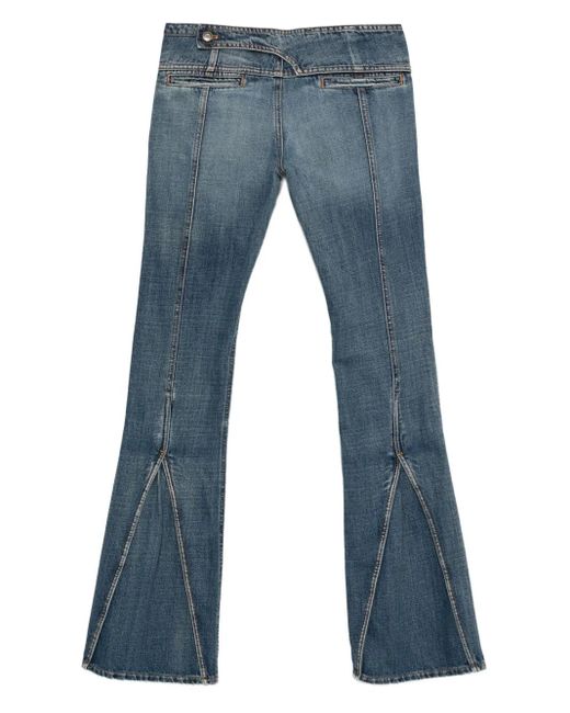 Coperni Blue Yoke Denim Pants