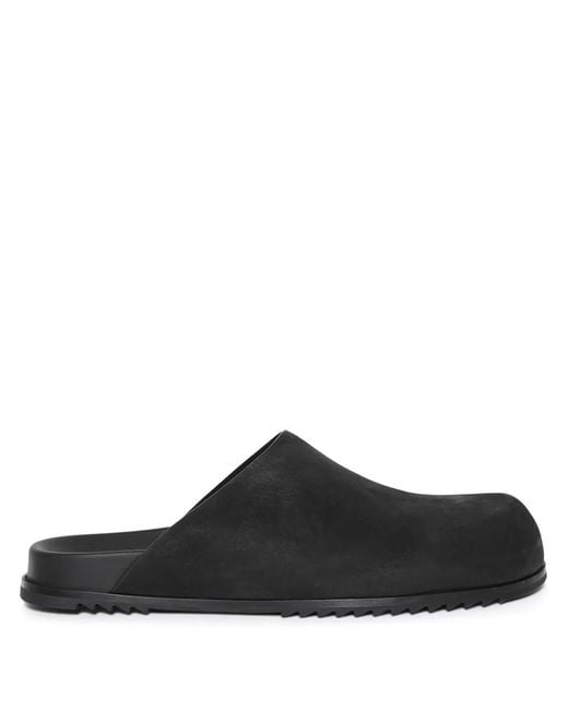 Rick Owens Black Granola Mules for men