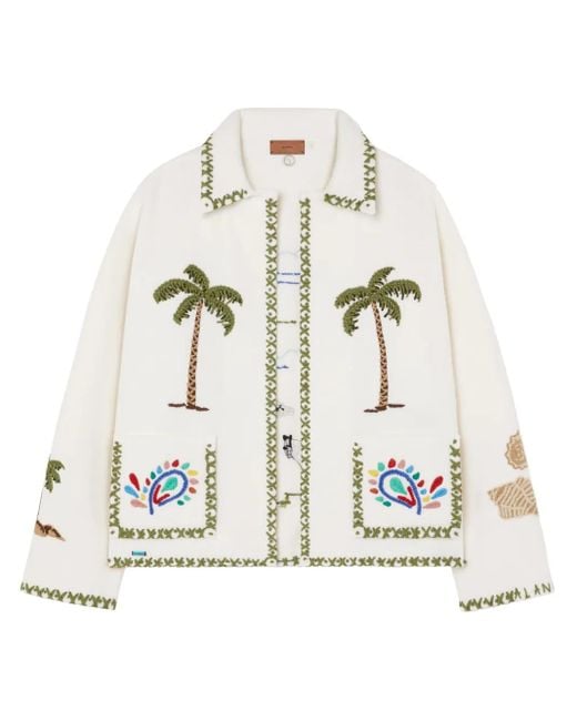 Alanui Jack Met Print in het White voor heren