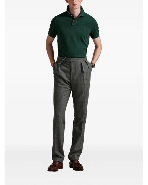 Polo Ralph Lauren Green Logo-Embroidered Polo Shirt for men