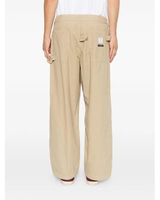 Roy Rogers White Patch-Pocket Trousers for men