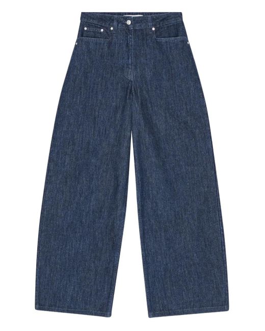 Remain Cocoon Jeans Met Vijf Zakken in het Blue