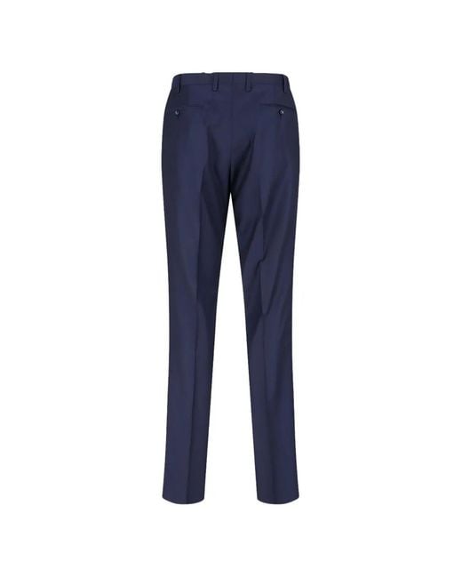 Kiton Blue Double-Breasted Suit for men