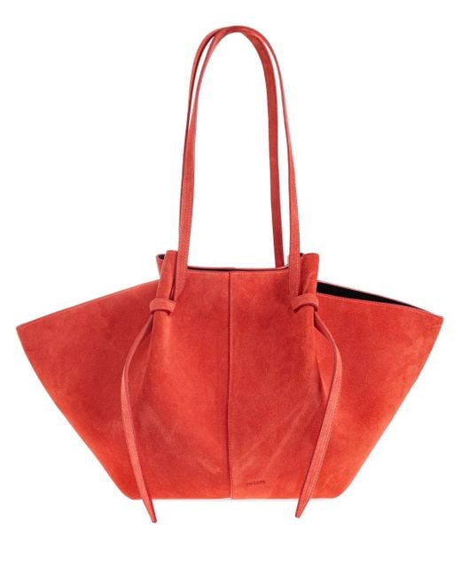 Yuzefi Red Large Mochi Shoulder Bag