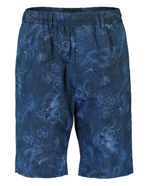June79 Blue Rocky Shorts for men