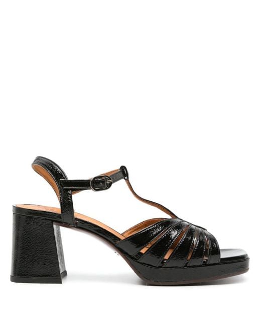 Sandales Galta 70 mm en cuir Chie Mihara en coloris Black