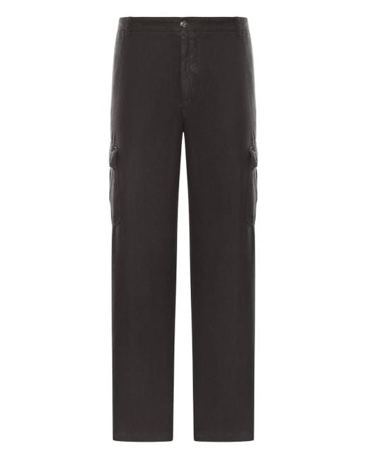 メンズ 120% Lino カーゴパンツ Black